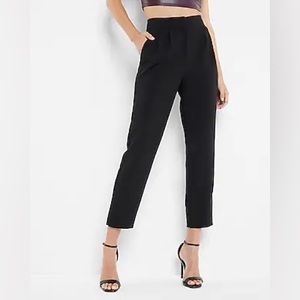 Express Super High Waisted Pleated Ankle Pant, 2R, NWT